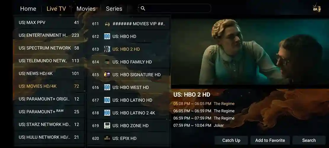 Preview 1 - Bomba TV Premium IPTV Subscription